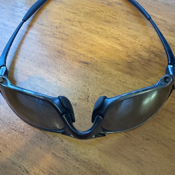 Oakley Juliet X Metal Carbon Sunglasses, Black Iridium Polarized - Picture 10 of 13